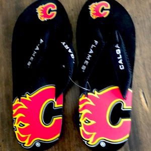 CLEARANCE NHL Calgary Flames Sandals